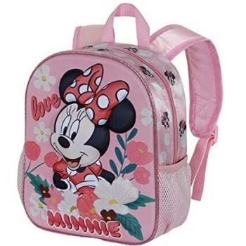 Karactermania Minnie Mouse Garden Mochila 3D Pequeña, Rosa
