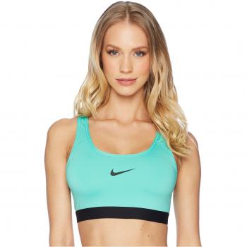 Nike Classic Pad Bra – Sujetador de Mantenimiento Normal Mujer, Mujer, 823312-374, Menthe Claire/Noir/Noir, XS