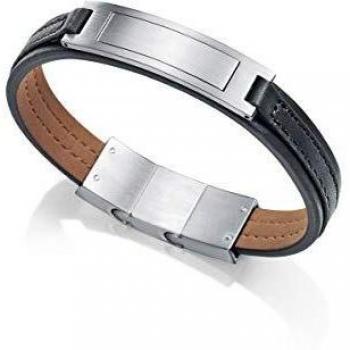 Viceroy Pulsera 75064P01010 Magmun Hombre Acero Piel