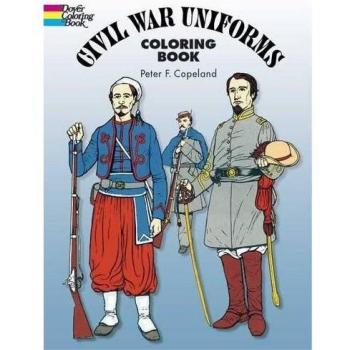 Civil War Uniforms Coloring Book