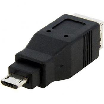 Startech UUSBUSBBMF - Adaptador Micro USB a USB 2.0 para smartphone, negro