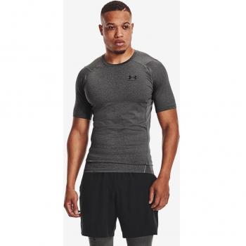 Under Armour HeatGear Compression Short Sleeve T-Shirt for Men - Dark Grey - Size: Extra Large