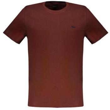 Harmont & Blaine Brown Cotton Embroidered Logo T-Shirt - S