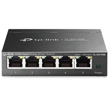 TP-Link Managed Network Switch 5-Port Gigabit, Support QoS VLAN IGMP Snooping, Network Monitoring through Web Interface, 2.82 W