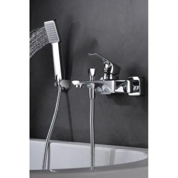 Conjunto de grifo monomando y mango de ducha para bañera o ducha Bali Imex BDI017-4 Cromo