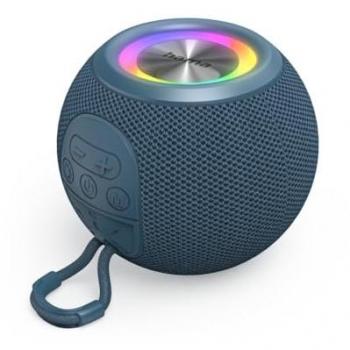 Altavoz Bluetooth Portátil Hama Ball Shape 5W, 10h de Autonomía, 5 Modos Luminosos, Azul