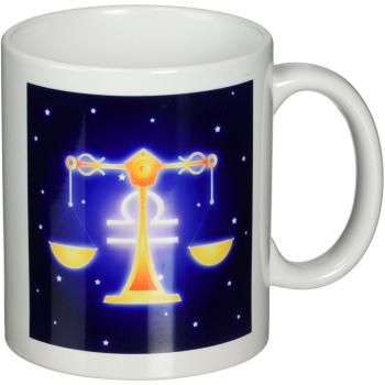 Janna Salak diseños - diseño de Astrología LIBRA Zodiac de signo del zodiaco Escala - tazas