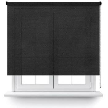 Estor Enrollable Screen Basic 5% Negro 120x200cm - Persiana Personalizable de Fácil Instalación y Máxima Calidad para Ventanas