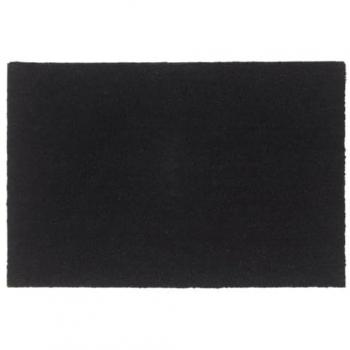 Felpudo de fibra de coco negro 60x90 cm