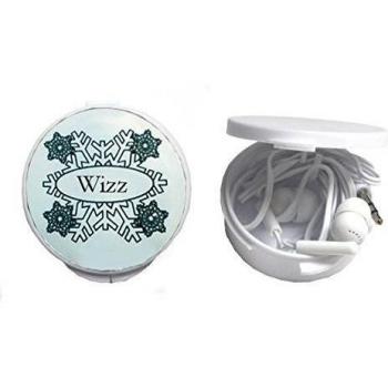 Auriculares in-ear en una caja personalizada con Wizz