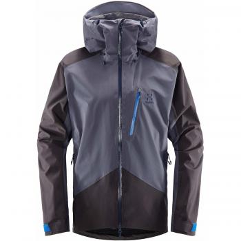 Haglöfs Niva Chaqueta, Hombre, Dense Blue/Slate , M