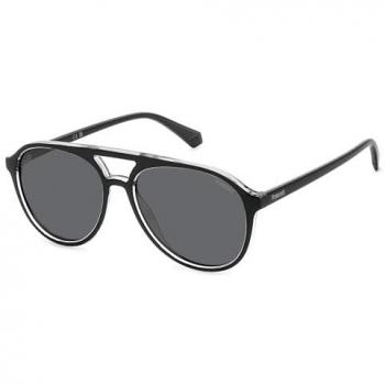 Gafas de Sol Polaroid PLD 4162/S Unisex, Negro, Polarizadas, Diseño Piloto