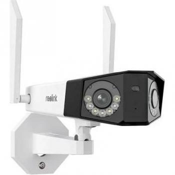 Cámara IP Reolink Duo W730 WiFi 4K para exteriores, doble lente 180°, visión nocturna color, detección inteligente y audio bidireccional