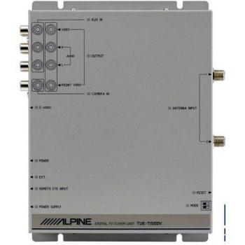 Alpine TUE-T150 DV - Sintonizador TV digital, 1 entrada para cámara trasera, 1 entrada AUX de A/V