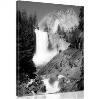 Bilderdepot24 Bastidor Imagen - Cuadros en Lienzo Cascada Vernal 90x120cm- Made in Germany!