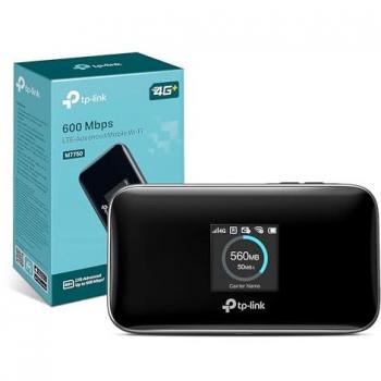 Router Móvil TP-Link 4G+ LTE Avanzado 600 Mbps con Pantalla, Batería de Larga Duración y Control por APP