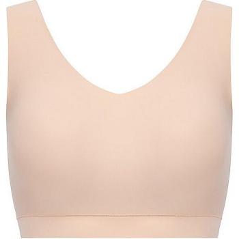 Chantelle SoftStretch V-Neck Padded Bustier Top - Beige - XL/XXL