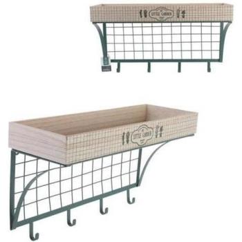 Estantería de Pared Gardena Little Market M4 con 4 Ganchos