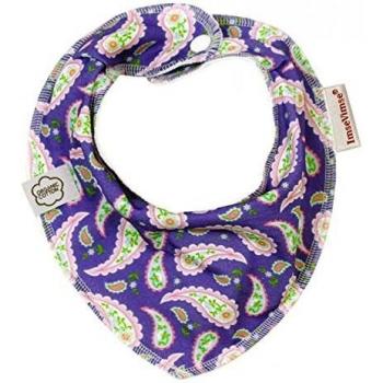 ImseVimse – Bandana dreicks Toalla Cuello, algodón orgánico morado Violett Paisley