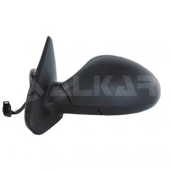 Retrovisor Alkar 6125097 - Espejo retrovisor exterior para automóvil, compatible con diversas marcas y modelos, de alta calidad, fácil instalación, diseño aerodinámico y ajuste manual