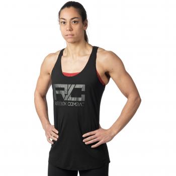 Reebok Combat Mark Tank Camiseta, Mujer, Negro