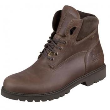 Botas Panama Jack Amur GTX para hombre en piel con forro de Gore-Tex, color kaki, talla 46