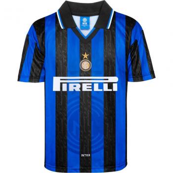 Inter Milan 1998 Home Shirt - Blue/Black - Mens