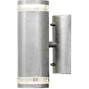 Aplique de exterior Modena 2 luces gris galvanizado IP44