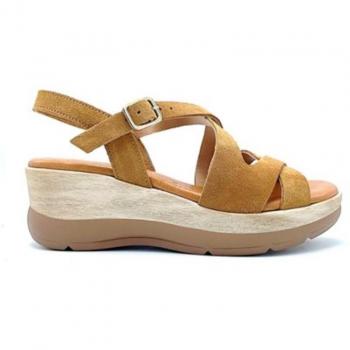 Sandalias de Mujer Rivera 1452 en color marrón (whisky)