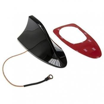 Antena tiburón techo de coche base del pie universal radio FM AM juego negro