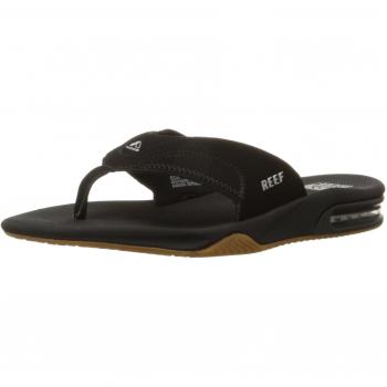 Reef Fanning Men's Black Flip Flops EU 40 - Comfortable Sandals for Men