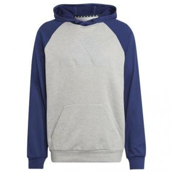 Sudadera con Capucha Adidas GG Gran Logo para Hombre - Gris, Talla M