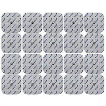 Set de 20 electrodos axion compatibles con COMPEX | Almohadillas para su aparato TENS y EMS | Set de parches mixtos para su electroestimulador, electroestimulación