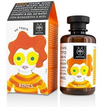 Apivita Kids - Champú y Gel de Baño Combinado con Mandarina y Miel, 250 ml