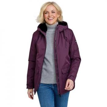 Regatta Women's Broadia Waterproof Insulated Jacket - Deep Plum - Size 12