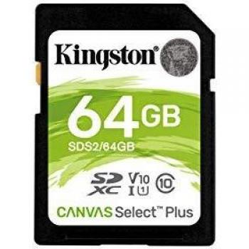 Kingston SDS2/64GB Canvas Select Plus SD Card Class 10 UHS-I