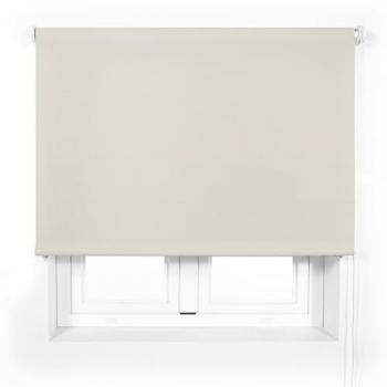 Estor Enrollable Translúcido Premium a Medida - Color Beige - 155 x 240 cm - Diseño Elegante y Práctico