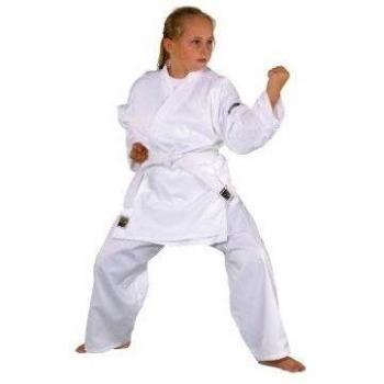 Kwon Karate Basic - Kimono de Artes Marciales Infantil, tamaño 140 cm, Color Blanco