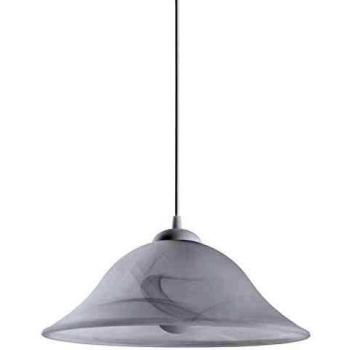 Lámpara Colgante Eglo Albany Blanca 1 E27 Dimmable Ø35 x H110 cm