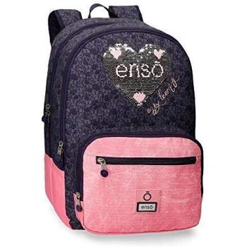 Enso Learn Mochila Doble Compartimento Adaptable a Carro Multicolor 32x44x17 cms Poliéster 23.94L