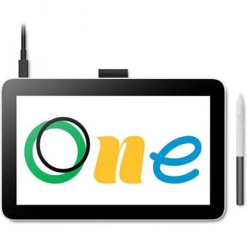 Wacom One 12 Creative Pen Display – Tableta Gráfica con Pantalla de 11.6 Pulgadas, Resolución de 1920 x 1080, 2540 LPI, Área Activa de 257