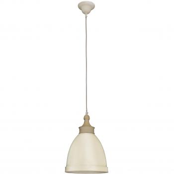 Lámpara de Techo Colgante Pinhead de 25 cm en Color Beige con Acabado en Metal y E27
