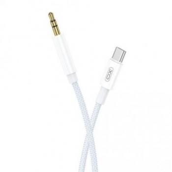 Cable trenzado USB-C a Mini Jack 3.5mm - Longitud 1m