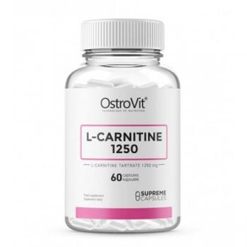 Ostrovit L-Carnitina 1250 - 60 Cápsulas para Perder Peso y Mejorar Rendimiento Físico