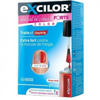 Excilor Forte Red Nail Treatment Varnish 30ml + Red Polish 8ml