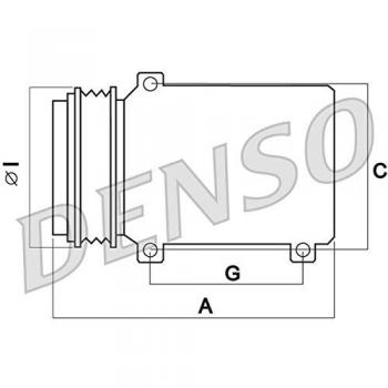 Compresor de aire acondicionado DENSO DCP02035