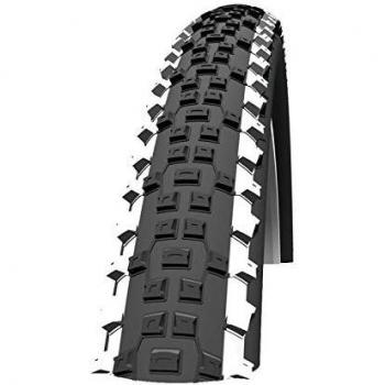 Schwalbe Rapid Rob PP - Cubierta para Bicicleta Negro Black - Skin/White Stripes Talla:26x2.25
