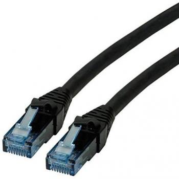 Cable de red Cat 6A U/UTP LSOH Negro 0,5 m