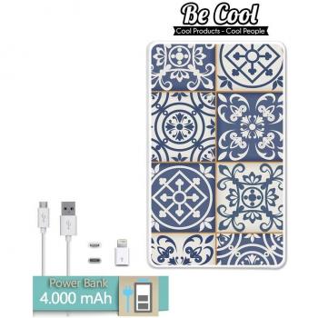 Becool® - Batería Externa Power Bank 4000 mah + Gratis 1 cable USB-MicroUsb