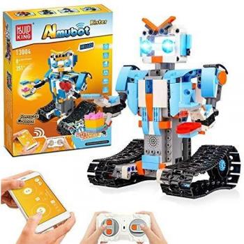 Kit de Juguetes Stem de 351 Piezas, Juego de Robots Educativos de Control Remoto para Niños, para Niños y Niñas de 8 años en Adelante, Robótica Recargable DIY Construye Kits de Aprendizaje